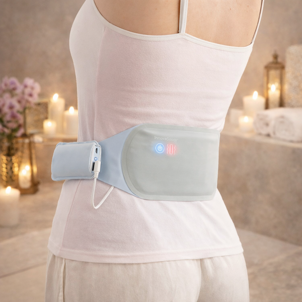 Rechargeable Back Massage & Heat Belt for Daily Muscle Relaxation