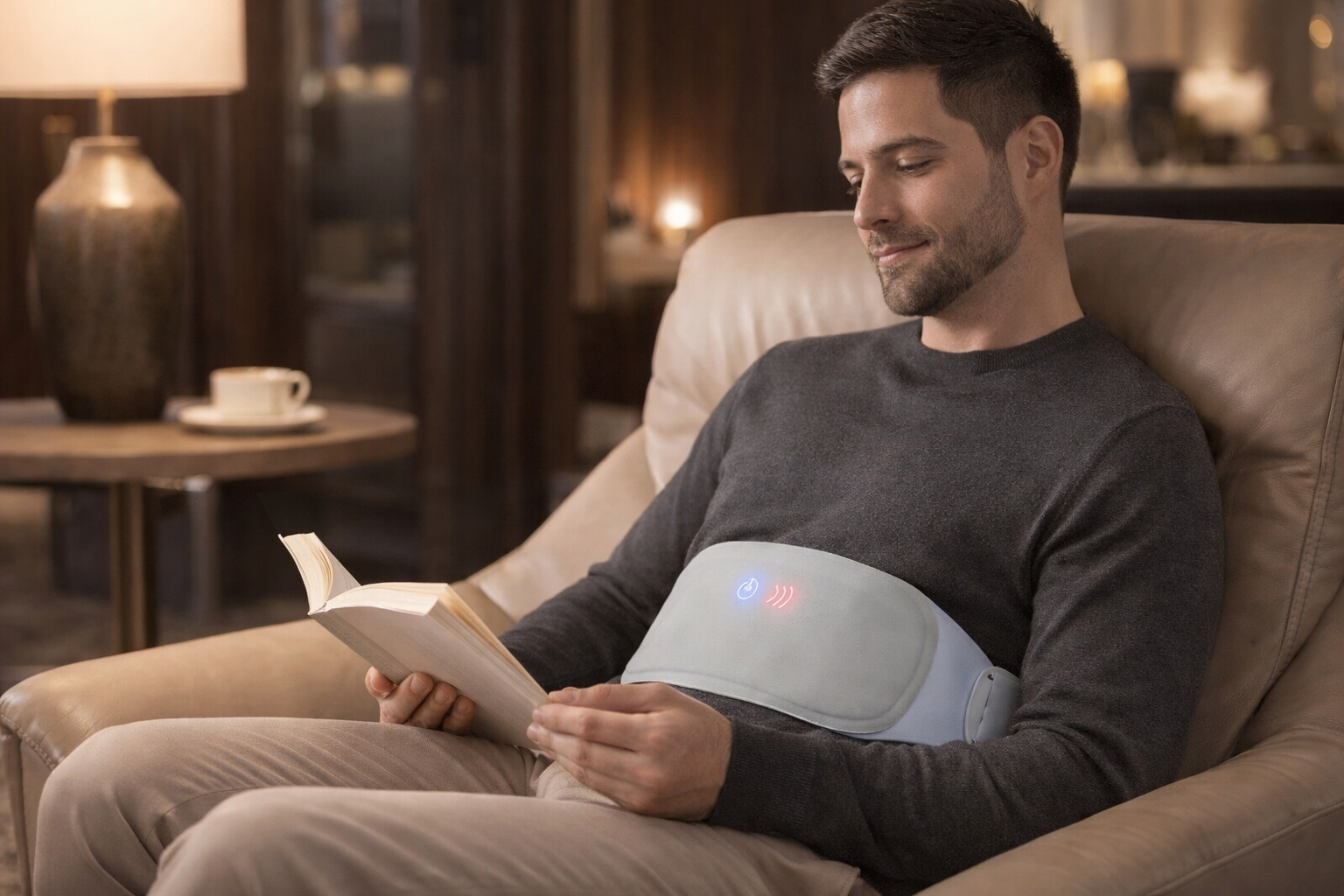 Rechargeable Back Massage & Heat Belt for Daily Muscle Relaxation